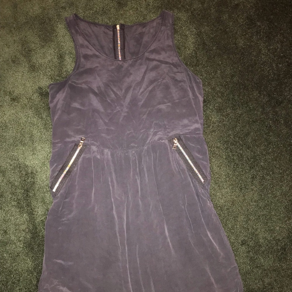 Gypsy 05 Black Silk Tank Dress size Large